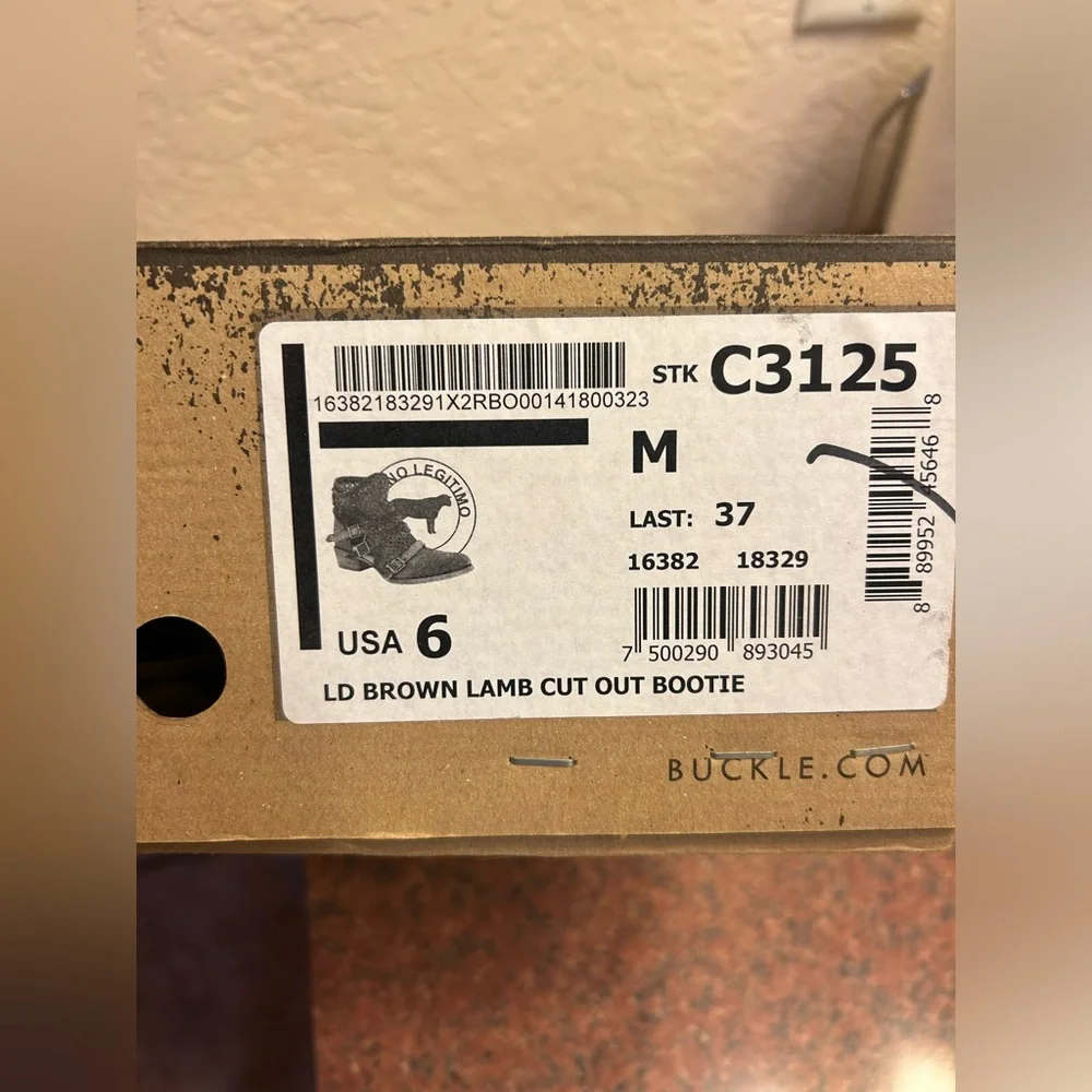 Corral Boots Indie Spirit Women's Brown Lamb Cut Out Bootie - Picture 5 of 5